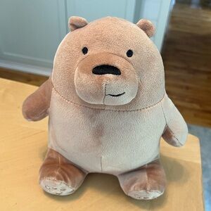 We Bare Bear Sitting Grizzly Bear NWOT